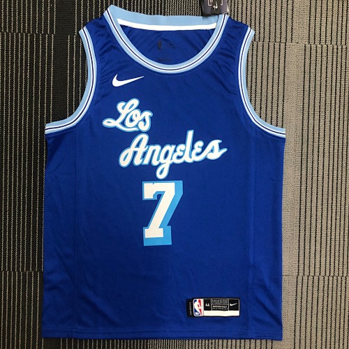 Los Angeles Lakers #7 Retro Edition 21 Season Basketball Jersey