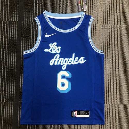 Los Angeles Lakers LeBron James #6 Retro Edition 21 Season Basketball Jersey