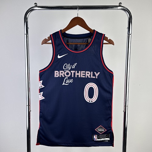 Philadelphia 76ers Tyrese Maxey #0 City Edition 24 Season Basketball Jersey