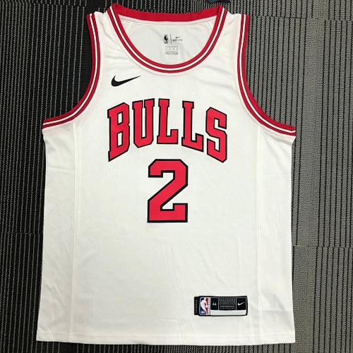 Chicago Bulls LaMelo Ball #2 White Basketball Jersey