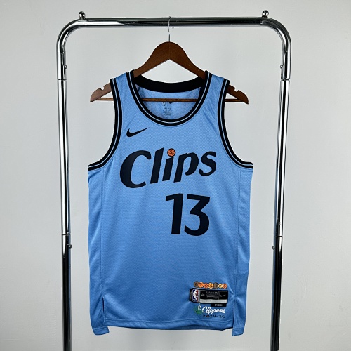 Los Angeles Clippers #13 City Edition 25 Season Basketball Jersey