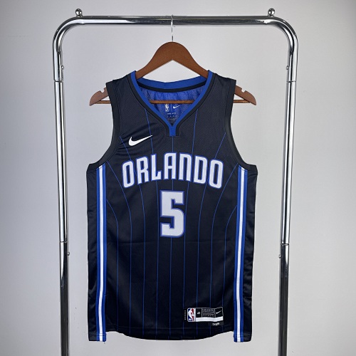 Orlando Magic #5 Black 23 Season Basketball Jersey