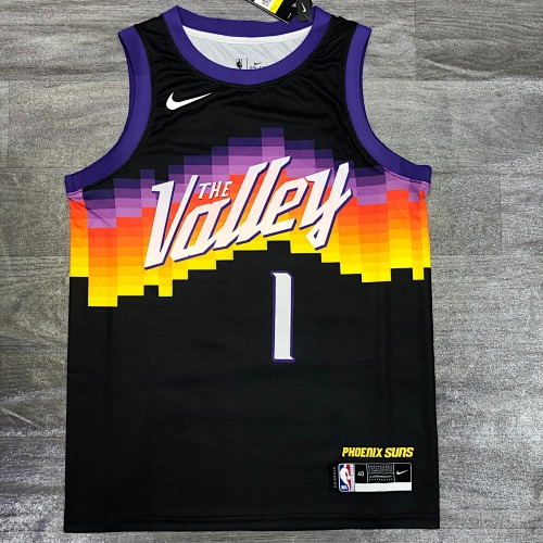 Phoenix Suns Devin Booker #1 City Edition 21 Season Basketball Jersey