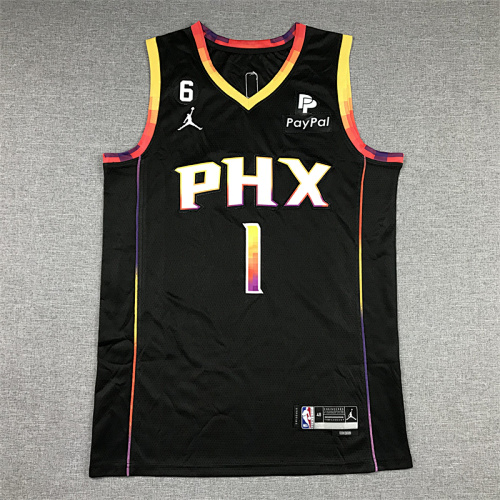 Phoenix Suns Devin Booker Black 23 Season Basketball Jersey