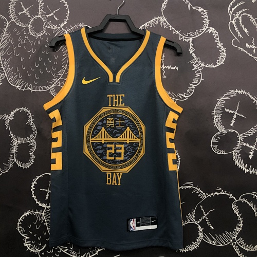 Golden State Warriors Draymond Green #23 Grey 18 Season Basketball Jersey