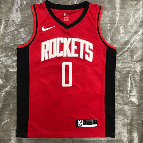 Houston Rockets #0 Red 21 Season Basketball Jersey