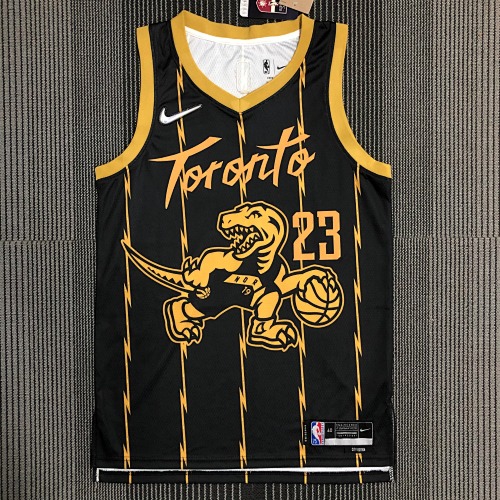 Toronto Raptors #23 City Edition 22 Season Basketball Jersey