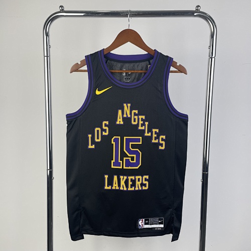 Los Angeles Lakers #15 City Edition 26 Season Basketball Jersey
