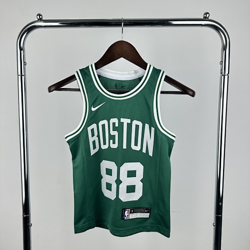 Boston Celtics #88 Green Kids Basketball Jersey