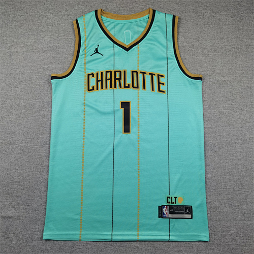 Charlotte Hornets LaMelo Ball City Edition Green 25 Season Basketball Jersey
