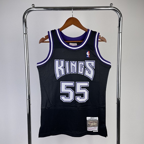 Sacramento Kings Jalen Williams #55 Retro Edition 01 Season Basketball Jersey
