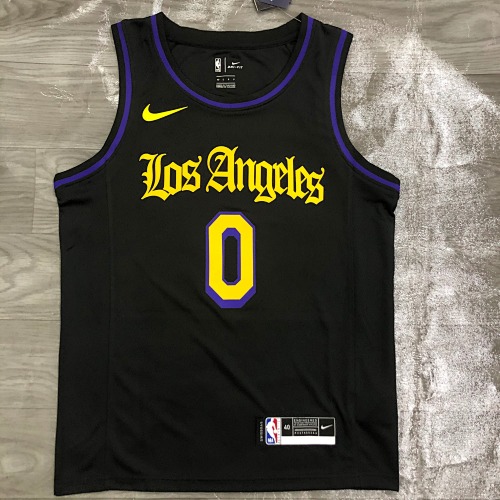Los Angeles Lakers #0 Black Basketball Jersey