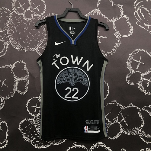 Golden State Warriors Andrew Wiggins #22 Black Grey 20 Season Basketball Jersey