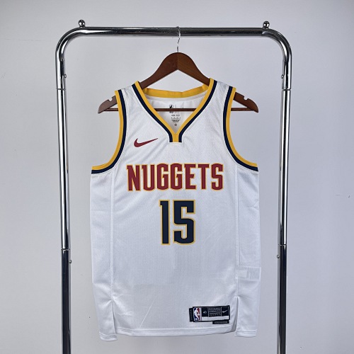 Denver Nuggets Nikola Jokic #15 White 23 Season Basketball Jersey