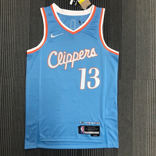 Los Angeles Clippers #13 City Edition 22 Season Basketball Jersey