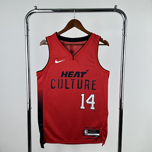 Miami Heat #14 City Edition 25 Season Basketball Jersey