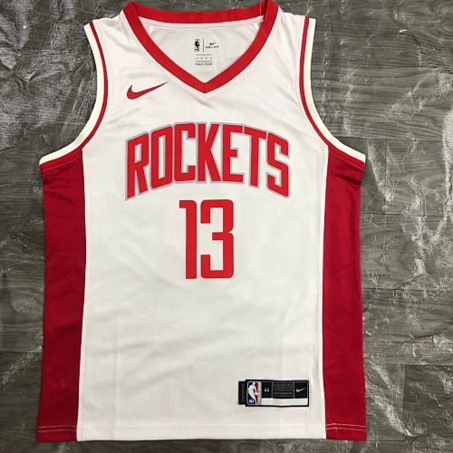 Houston Rockets James Harden #13 White 21 Season Basketball Jersey