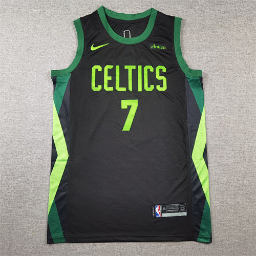 Boston Celtics Jaylen Brown City Edition Black Basketball Jersey