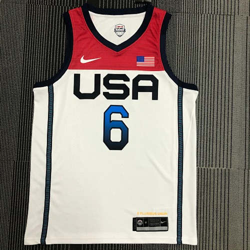Damian Lillard #6 White 2021 Season Basketball Jersey