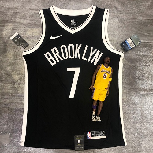 Brooklyn Nets Kevin Durant #7 Black Basketball Jersey