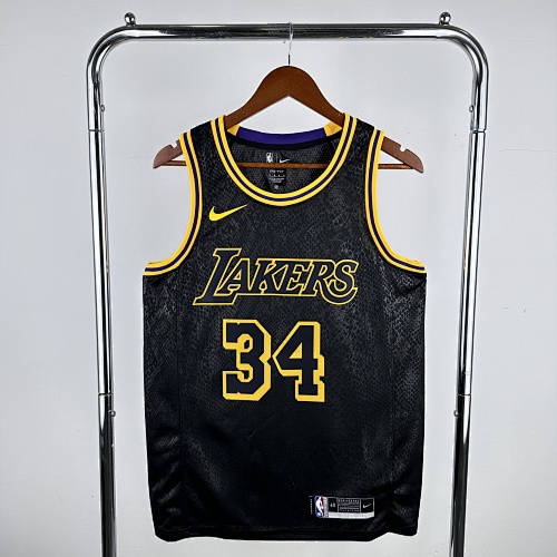 Los Angeles Lakers #34 Basketball Jersey