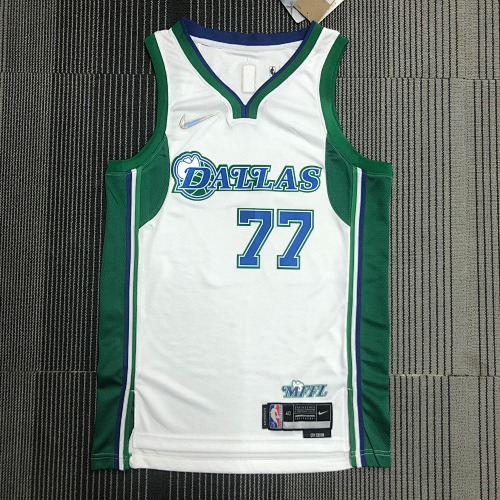Dallas Mavericks Luka Doncic #77 City Edition 22 Season Basketball Jersey