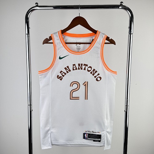 San Antonio Spurs #21 City Edition 24 Season Basketball Jersey