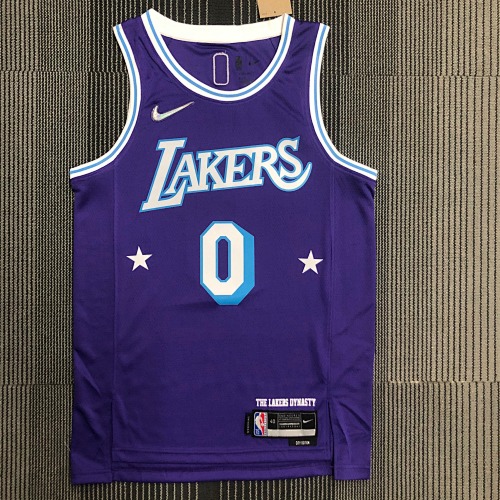 Los Angeles Lakers #0 City Edition 22 Season Basketball Jersey
