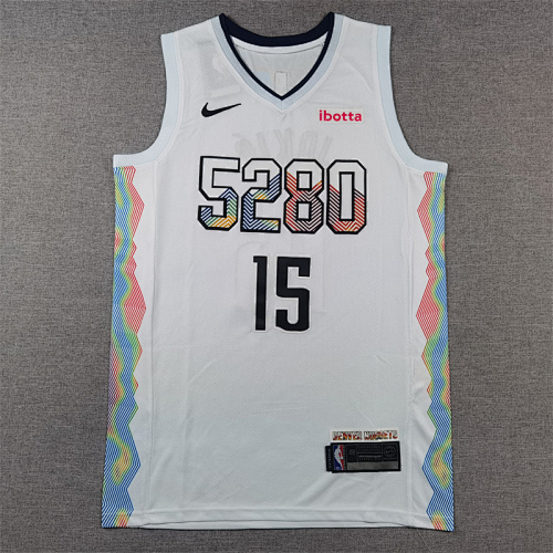 Denver Nuggets Nikola Jokic City Edition White Basketball Jersey