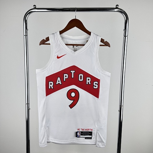 Toronto Raptors #9 Home White 23 Season Basketball Jersey