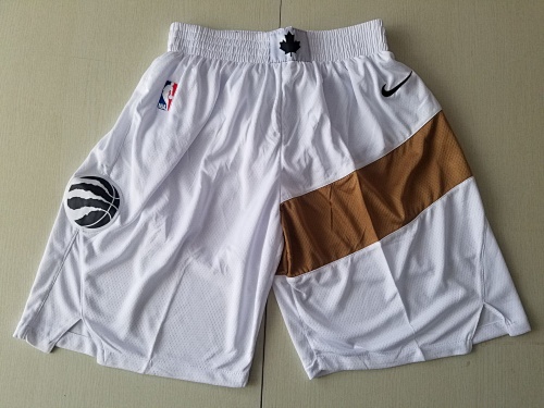 Toronto Raptors City Edition White Shorts