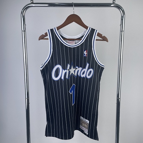 Orlando Magic #1 Retro Edition Black 04 Season Basketball Jersey