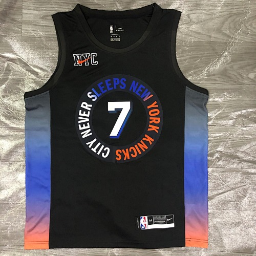 New York Knicks #7 City Edition 21 Season Basketball Jersey