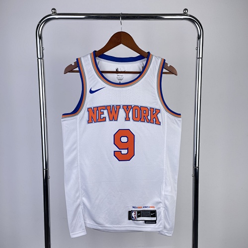 New York Knicks #9 White 23 Season Basketball Jersey