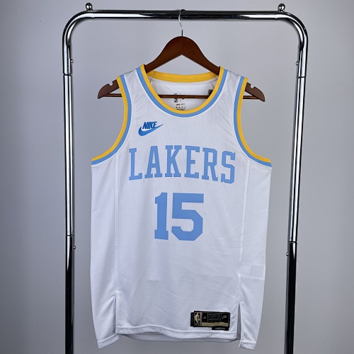 Los Angeles Lakers #15 Retro Edition 23 Season Basketball Jersey