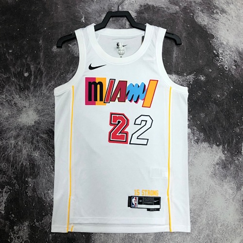 Miami Heat #22 City Edition 23 Season Basketball Jersey