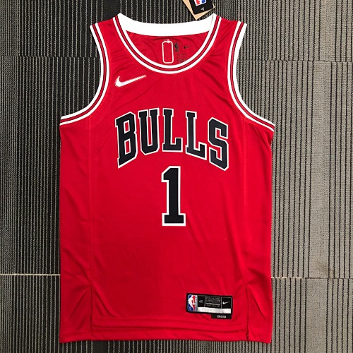 Chicago Bulls Derrick Rose #1 Red Basketball Jersey