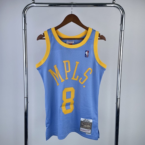 Los Angeles Lakers #8 Retro Edition 02 Season Basketball Jersey