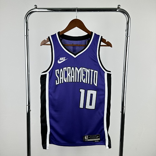 Sacramento Kings DeMar DeRozan #10 Retro Edition 25 Season Basketball Jersey