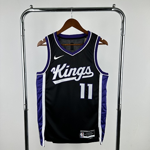 Sacramento Kings Domantas Sabonis #11 Away Black 24 Season Basketball Jersey