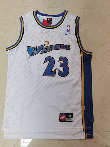 Washington Wizards Michael Jordan Retro Edition White Basketball Jersey