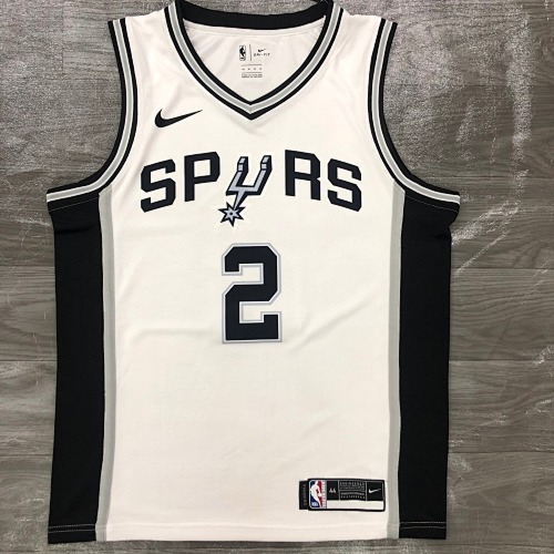 San Antonio Spurs #2 White Basketball Jersey