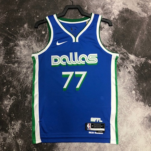 Dallas Mavericks Luka Doncic #77 City Edition 23 Season Basketball Jersey