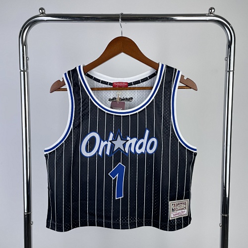 Orlando Magic #1 Retro Edition Black Women's Basketball Jersey