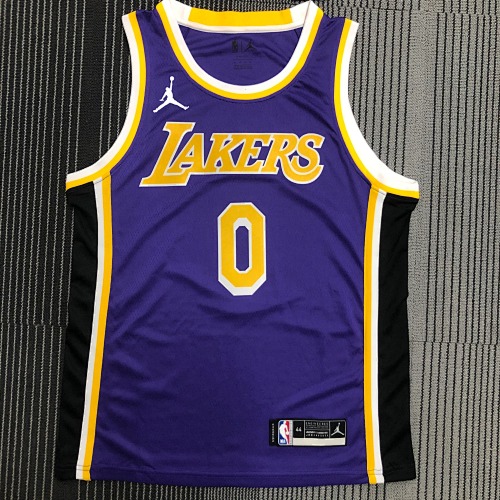 Los Angeles Lakers #0 Purple 21 Season Basketball Jersey