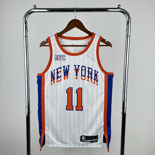New York Knicks #11 City Edition 25 Season Basketball Jersey