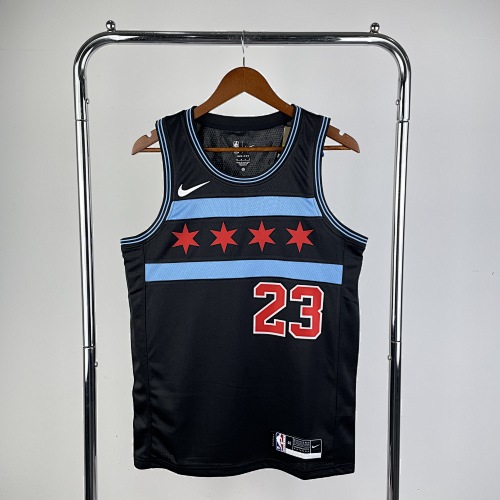 Chicago Bulls Michael Jordan #23 City Edition 19 Season Basketball Jersey