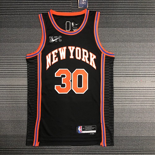 New York Knicks #30 City Edition 22 Season Basketball Jersey