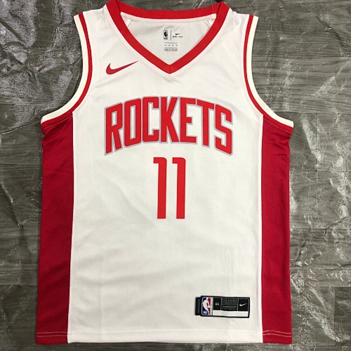 Houston Rockets #11 White 21 Season Basketball Jersey