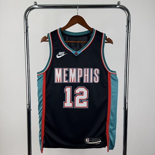 Memphis Grizzlies #12 Retro Edition 26 Season Basketball Jersey